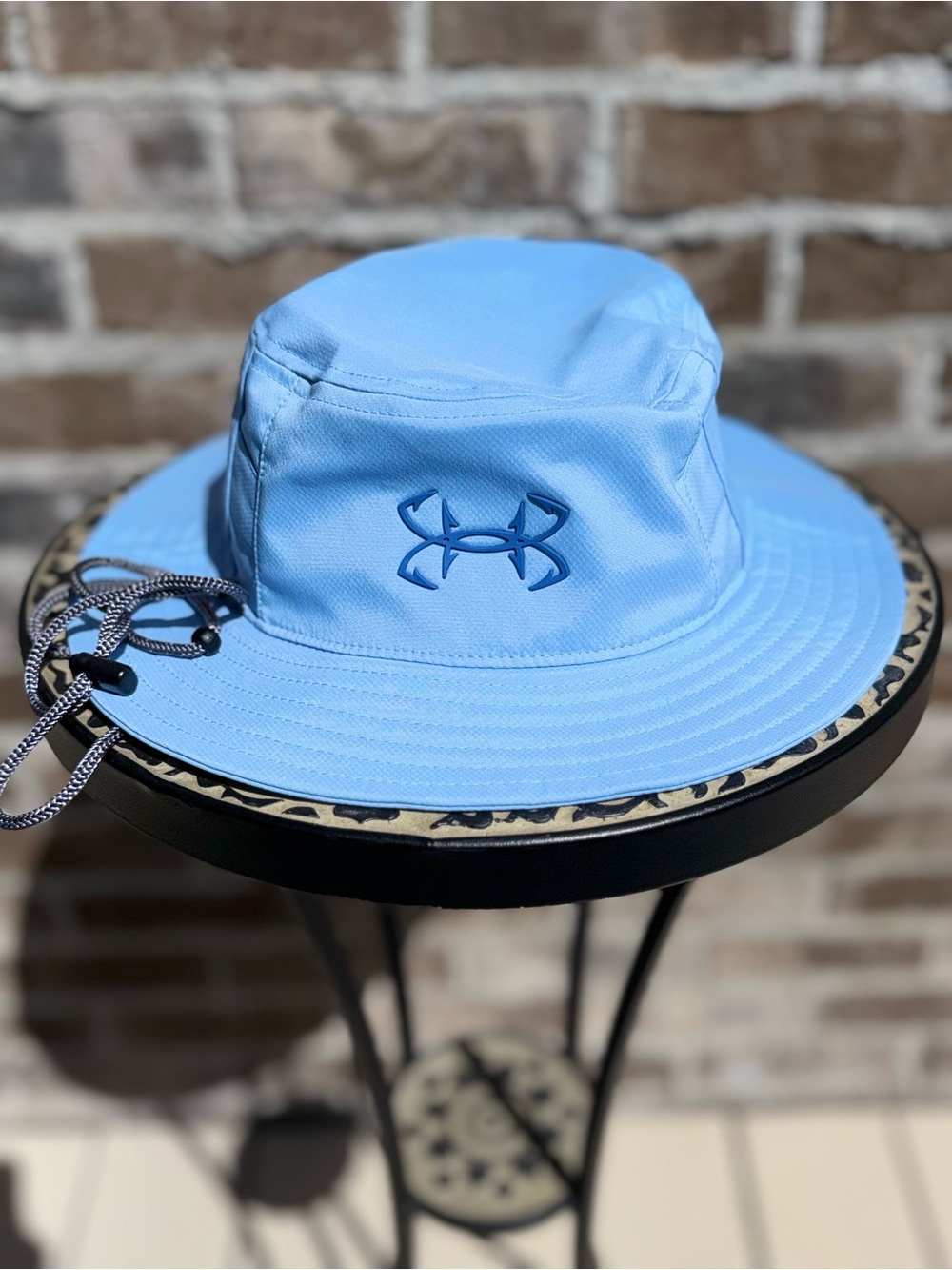 Under Armour Light Blue Sun Boonie Hat fish hook fishing hat